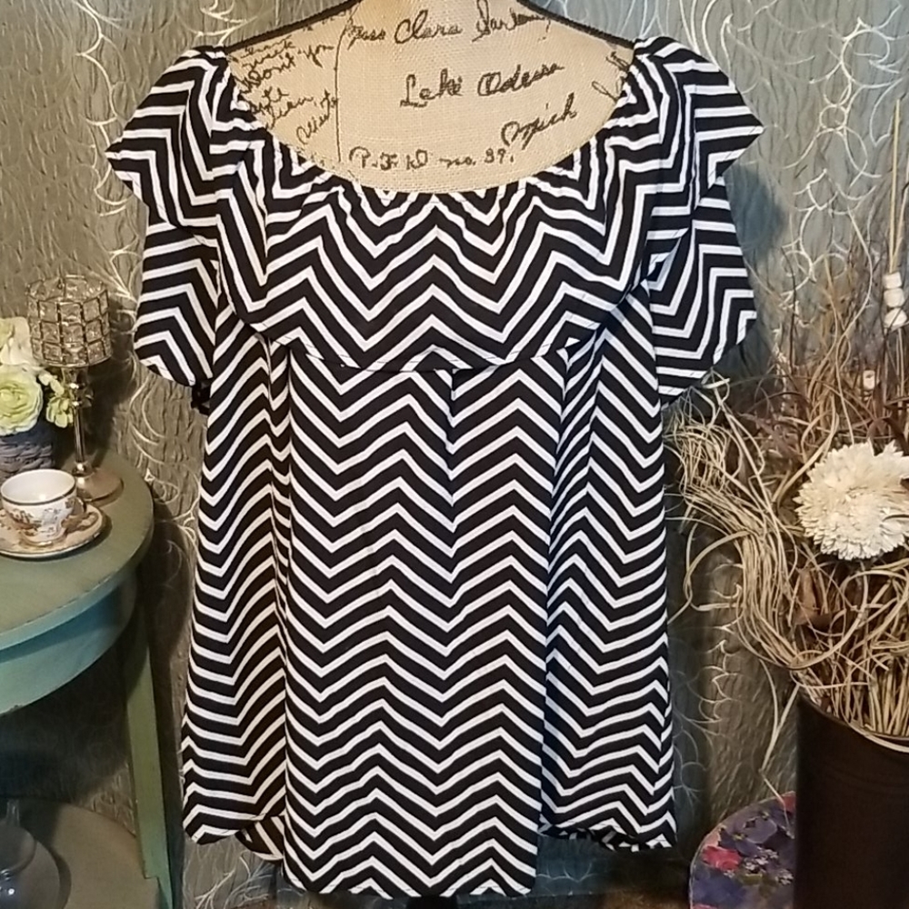 ROZ & ALI Casual Top Size 2X